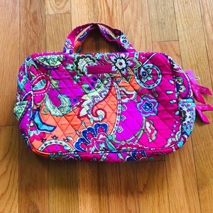 Pink Vera Bradley makeup~toiletries~travel Bag